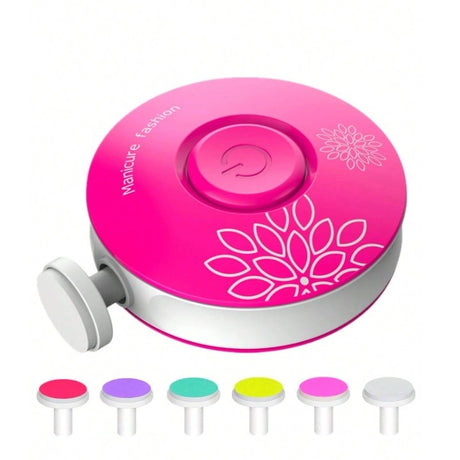 Set Pila Electrica Pentru Copii Si Bebelusi, Abs, Incarcare Usb, 6 Accesorii, Cu Lumina Led - vivimall.ro