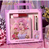 Set Produse de Machiaj, Kevin & Coco, 28 Culori, Fard de Ochi, Ruj, Pensula si Creion - vivimall.ro