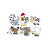 Set puzzle 6 animale, Vivimall, animalele de la ferma - vivimall.ro