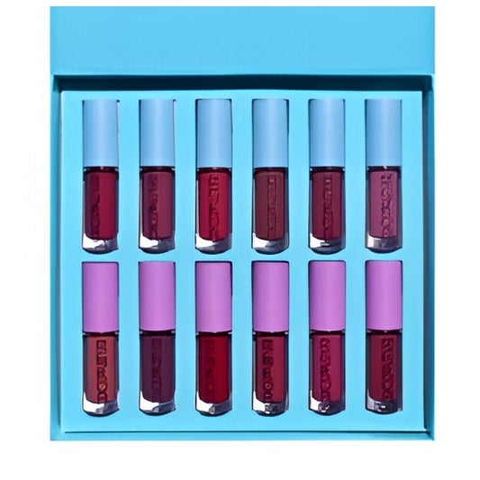 Set 12 Rujuri Buze Cutie Albastra | BlueGloss - vivimall.ro