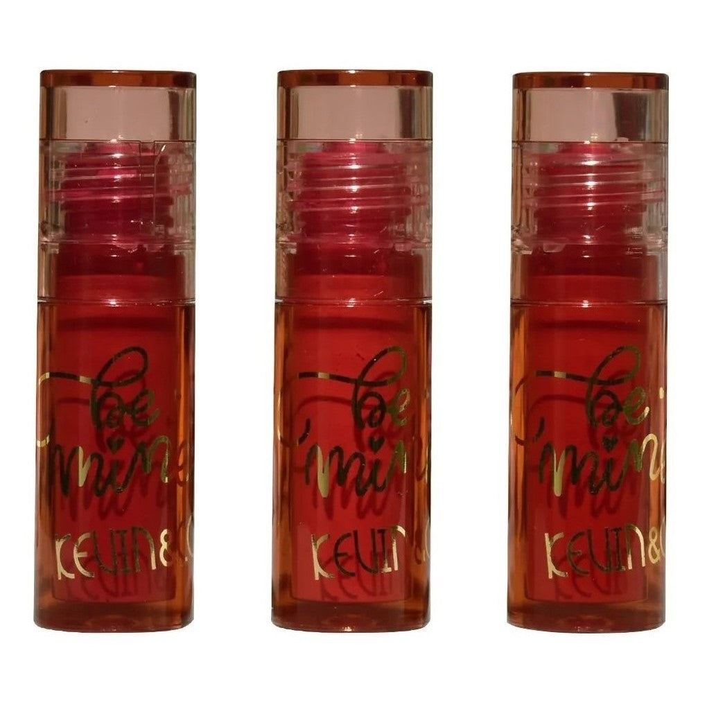 Set Rujuri De Buze Mate, Kevin &Amp; Coco, Be Mine 3 Culori, Lip-Gloss, 11 X 7.3 X 2.7Cm, Roz, Varianta A - vivimall.ro