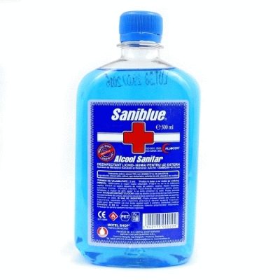 Set, Saniblue Alcool Sanitar 500 ml 12 buc /