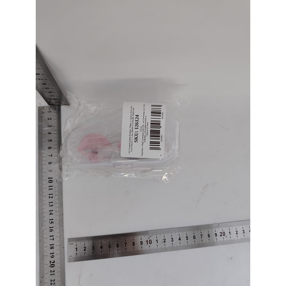 Set Tacamuri Pentru Bebelusi, Lingura Si Furculita, Inox/Silicon, 1- 3 Ani - vivimall.ro