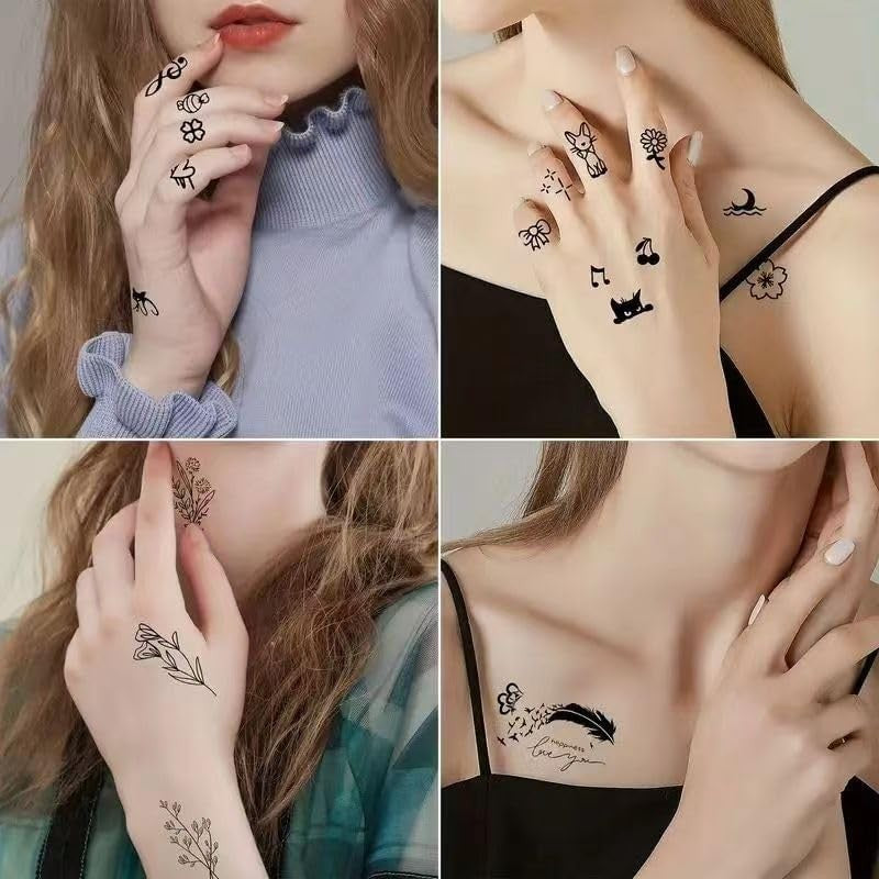 Set 30 Tatuaje Temporare, Pe Baza De Apa - vivimall.ro