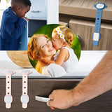 Siguranta Pentru Usi Copii, Sistem De Blocare Sertare, Dulap, Frigider, Adeziv, Cu Sistem De Inchidere Dublu, Model Maimutica - vivimall.ro