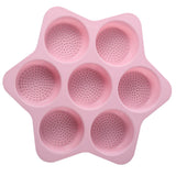 Forme De Silicon Pentru Copt, 7 Forme Rotiunde, Pentru Burgeri Si Prajituri, 38.5 X 4 Cm - vivimall.ro