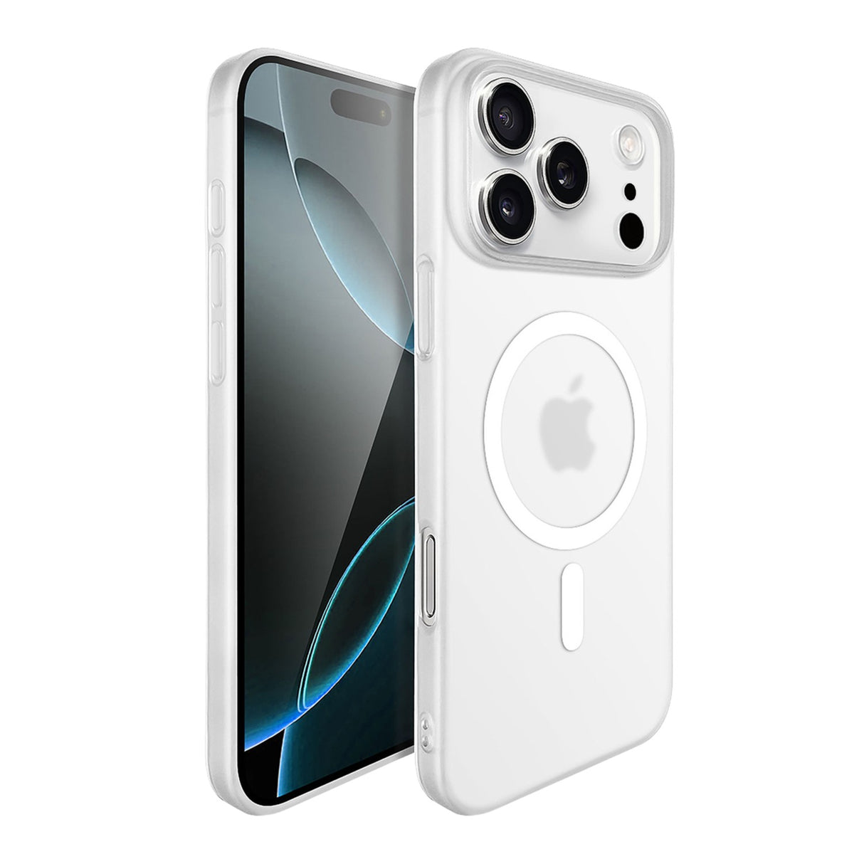 Husa de Protectie compatibila Apple iPhone 17 Pro, Vivimall, Magnetica Ultra-subtire, Anti-alunecare, Protectie PC, Rezistenta la Zgirieturi, Alb - vivimall.ro