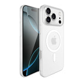 Husa de Protectie compatibila Apple iPhone 17 Pro Max, Vivimall, Magnetica Ultra-subtire, Anti-alunecare, Protectie PC, Rezistenta la Zgirieturi, Alb - vivimall.ro