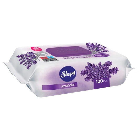 Servetele Umede, SLEEPPY, Lavanda, Set 120 Bucati - vivimall.ro