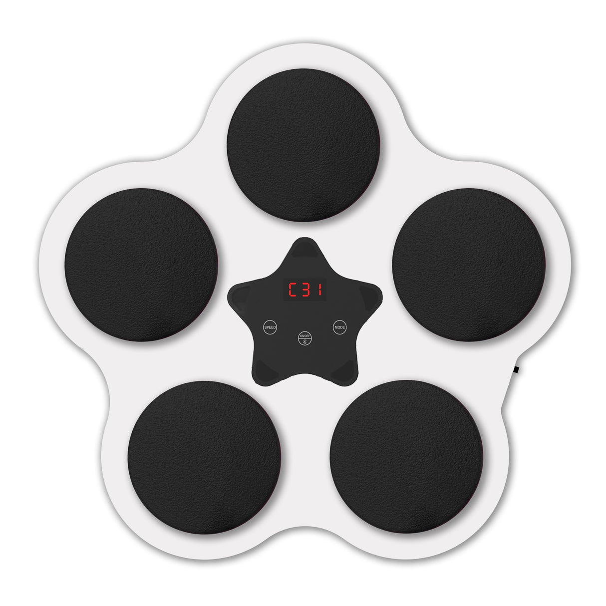 Jucarie De Boxat Cu Muzica Si Lumini, Bluetooth, Incarcare Usb, Aplicare Cu Ventuze, 5 Tinte, 930 G