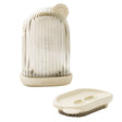Sapuniera De Calatorie, Suport Pentru Sapun Cu Scurgere A Apei, Recipient Cu Capac Depozitare, Savoniera Pentru Baie, 12.6X6.1X8.4Cm - vivimall.ro