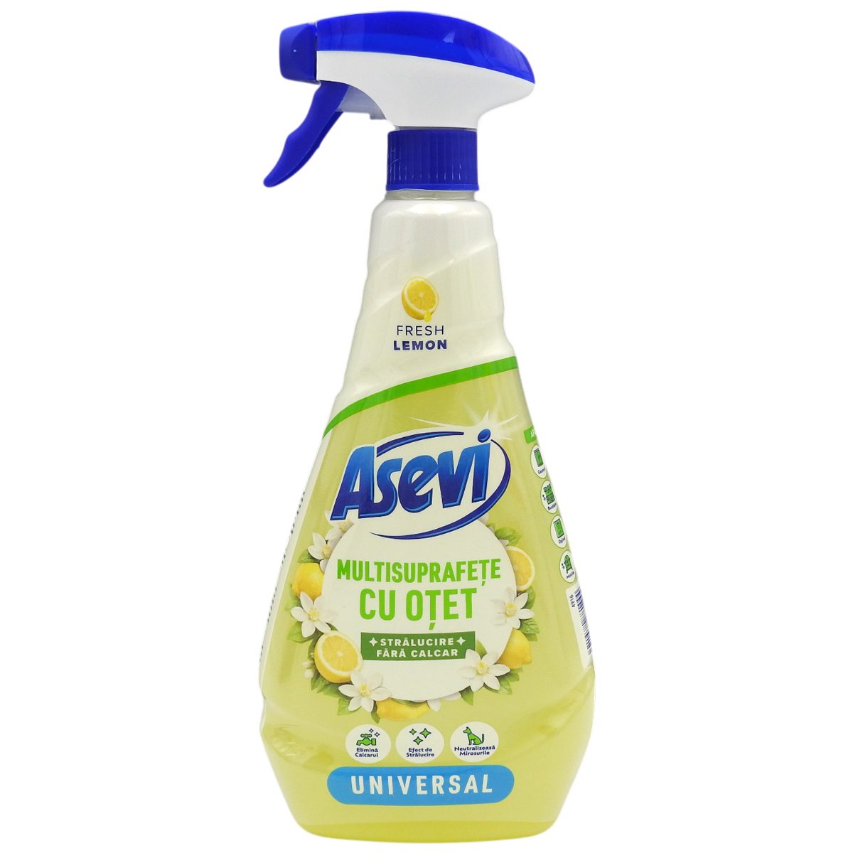 Solutie, Asevi, Multisuprafete 750 ml cu Otet