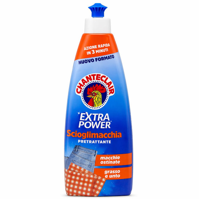 Soluție Chante Clair Extra Power 500 ml pentru îndepărtarea petelor dificile, flacon lichid, vedere frontală
