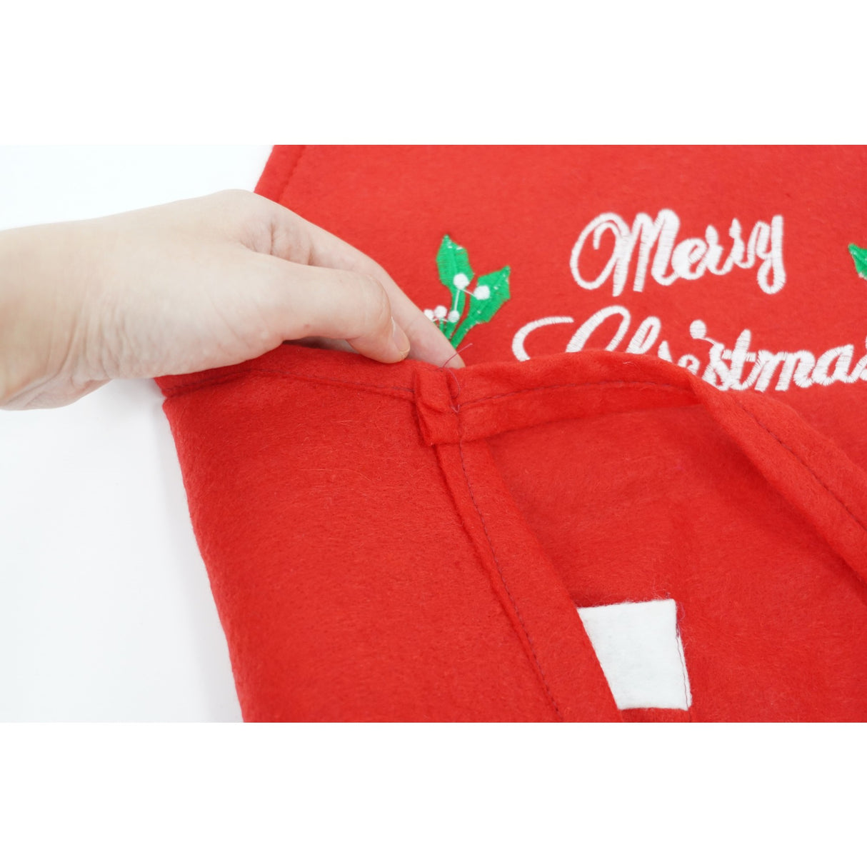 Sort Craciun,Cu Inscriptie Marry Christmas, Pentru Adulti, Poliester