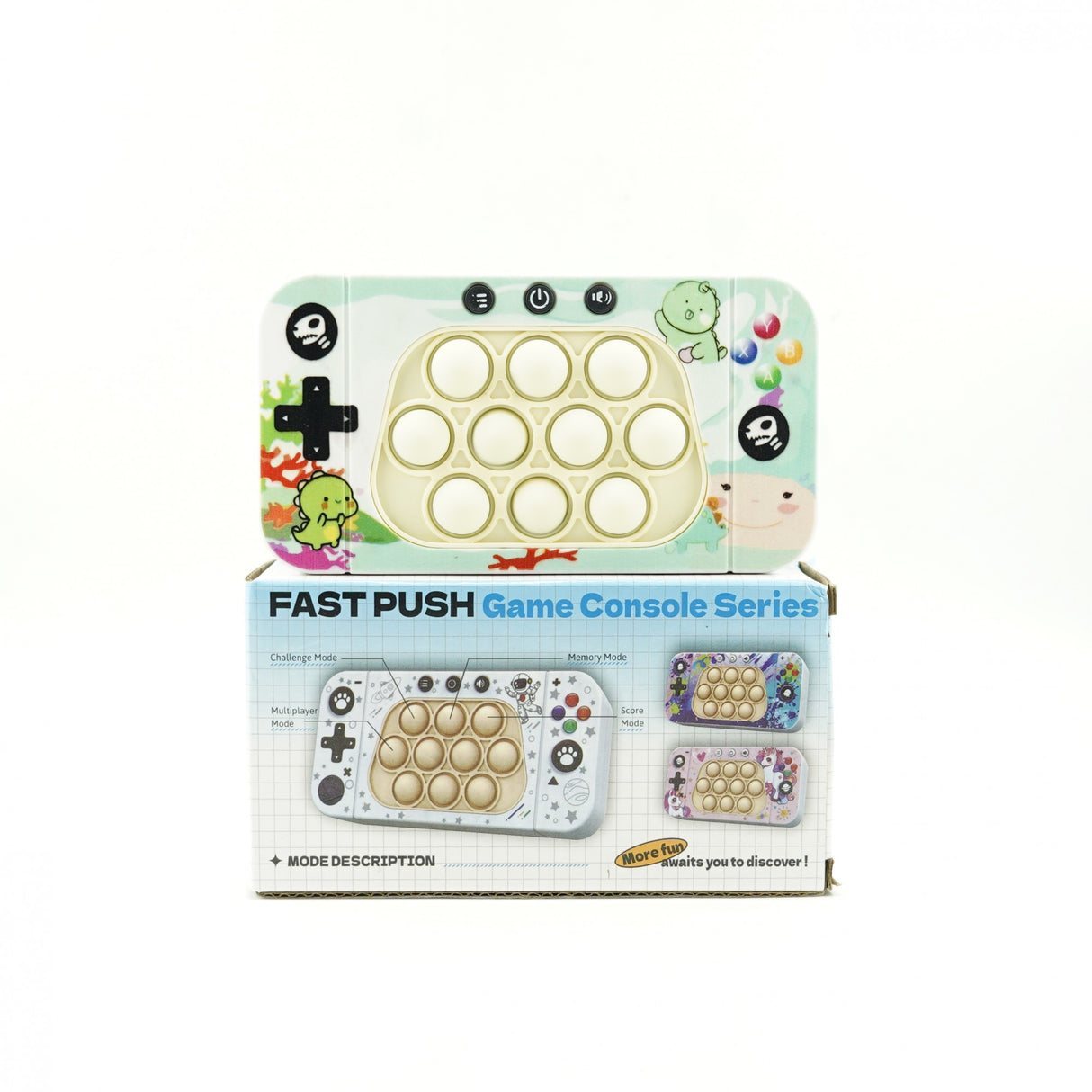 Jucarie Interactiva Tip Consola Pentru Copii Speed Push Whack-A-Mole, Joc De Viteza Pop It, Material Abs/Silicon, Cu Nivele, Sunete Si Lumini - vivimall.ro