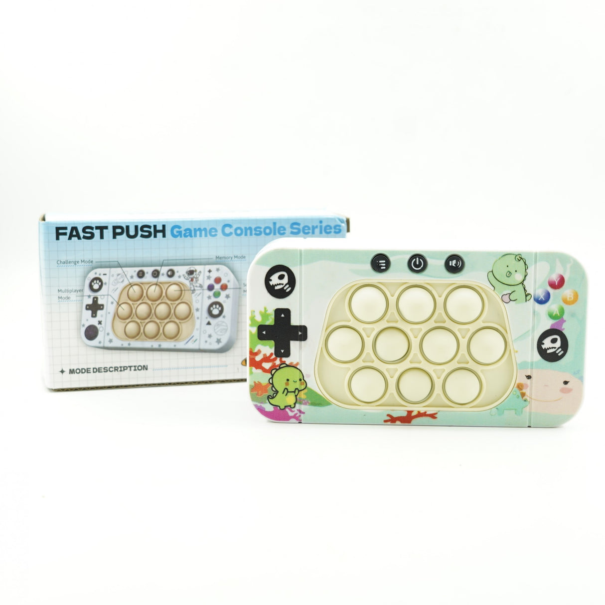 Jucarie Interactiva Tip Consola Pentru Copii Speed Push Whack-A-Mole, Joc De Viteza Pop It, Material Abs/Silicon, Cu Nivele, Sunete Si Lumini - vivimall.ro