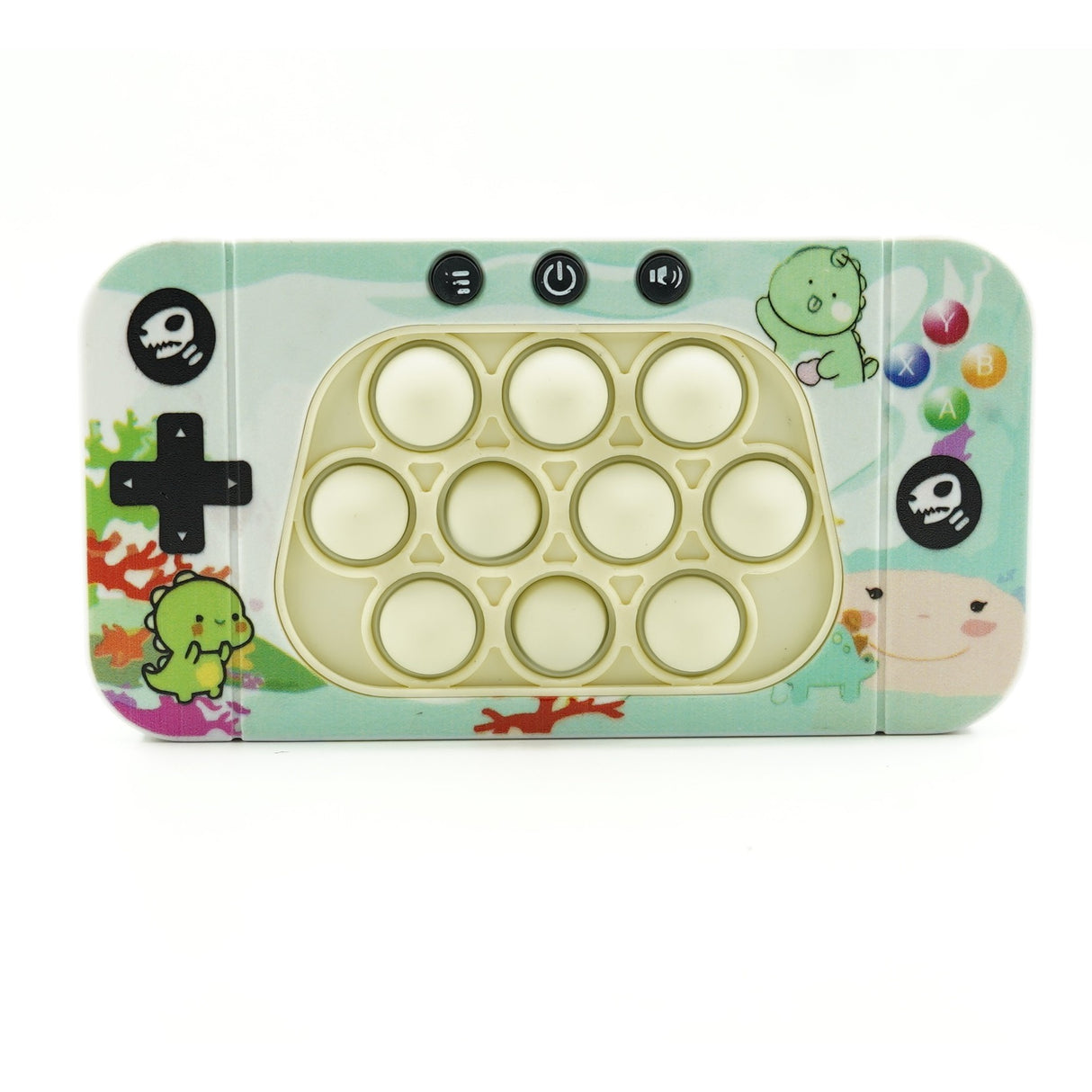 Jucarie Interactiva Tip Consola Pentru Copii Speed Push Whack-A-Mole, Joc De Viteza Pop It, Material Abs/Silicon, Cu Nivele, Sunete Si Lumini - vivimall.ro