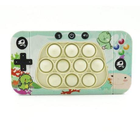 Jucarie Interactiva Tip Consola Pentru Copii Speed Push Whack-A-Mole, Joc De Viteza Pop It, Material Abs/Silicon, Cu Nivele, Sunete Si Lumini - vivimall.ro