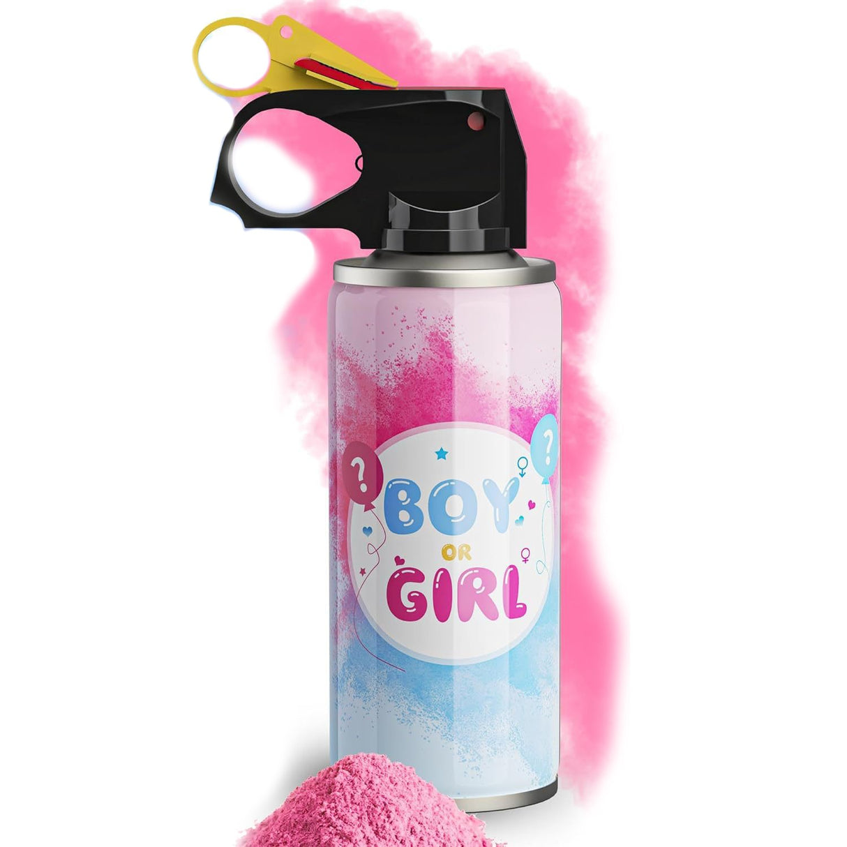 Spray Gender Reveal, 260 Ml, Din Amidon De Porumb, Dezvaluire Gen Bebelusi