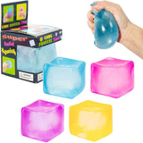 Jucărie antistres Flippy squishy 280g, textură translucidă imitație gheață, detaliu textură