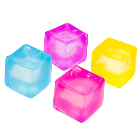 Jucărie squishy Flippy Cub de Gheață, material TPR translucid, 5,5 cm, vedere frontală