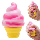Jucărie antistres squishy Flippy pentru copii și adulți, dimensiuni 8,5x6x6 cm, vedere laterală