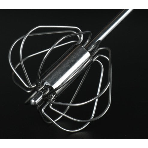 Mixer Manual, Pentru Oua Smantana Frisca Aluat, Maner Otel Inoxidabil, Usor De Utilizat Si Depozitat, Argintiu - vivimall.ro