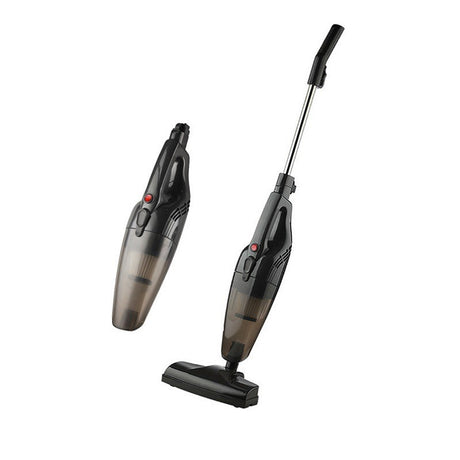 Aspirator Vertical 2in1, Vivimall, Fara Sac, 2 Capete, de Mana, Filtrare Multipla, 95 x 24.5 cm, Negru - vivimall.ro