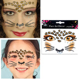 Sticker Temporar Pentru Fata, Pentru Machiaj, Face Art, Halloween, Teatru - vivimall.ro