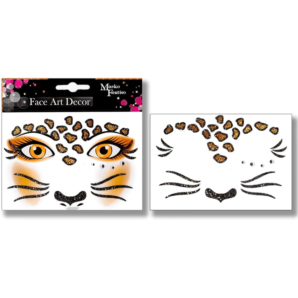Sticker Temporar Pentru Fata, Pentru Machiaj, Face Art, Halloween, Teatru - vivimall.ro