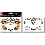 Sticker Temporar Pentru Fata, Pentru Machiaj, Face Art, Halloween, Teatru - vivimall.ro