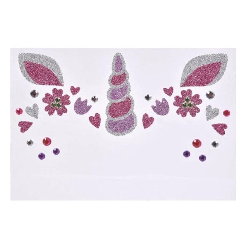 Sticker Temporar Pentru Fata, Pentru Machiaj, Face Art, Halloween, Teatru - vivimall.ro