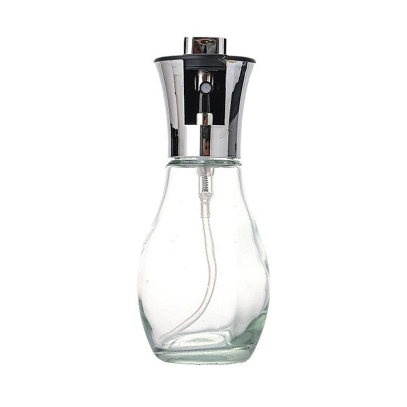 Sticla De Ulei Cu Pulverizator, Sticla Pentru Lichide De Bucatarie, Otet, Sos, Volum 200 Ml, Silver - vivimall.ro