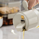 Dispenser Pentru Ulei, Prin Curgere Si Pulverizare, Deschidere Si Inchidere Automata A Rezervorul, 550Ml, 11.4X7.8X22.8Cm, Gri - vivimall.ro