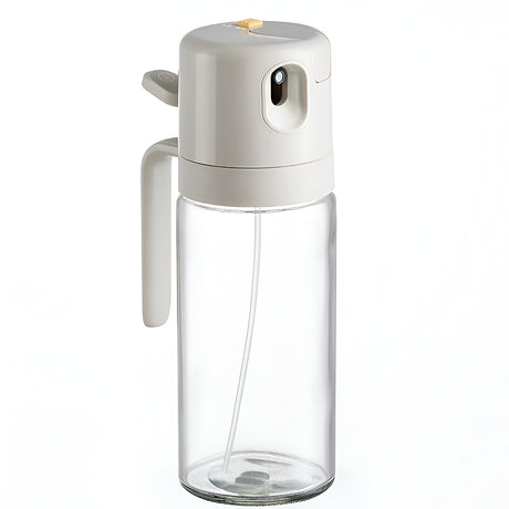 Dispenser Pentru Ulei, Prin Curgere Si Pulverizare, Deschidere Si Inchidere Automata A Rezervorul, 550Ml, 11.4X7.8X22.8Cm, Gri - vivimall.ro