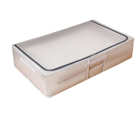 Cutie De Depozitare, Pentru Haine, Incaltaminte, Din Plasa Pvc Impermeabila Si Manere Laterale, Pliabila, Fermoar Bidirectional, A