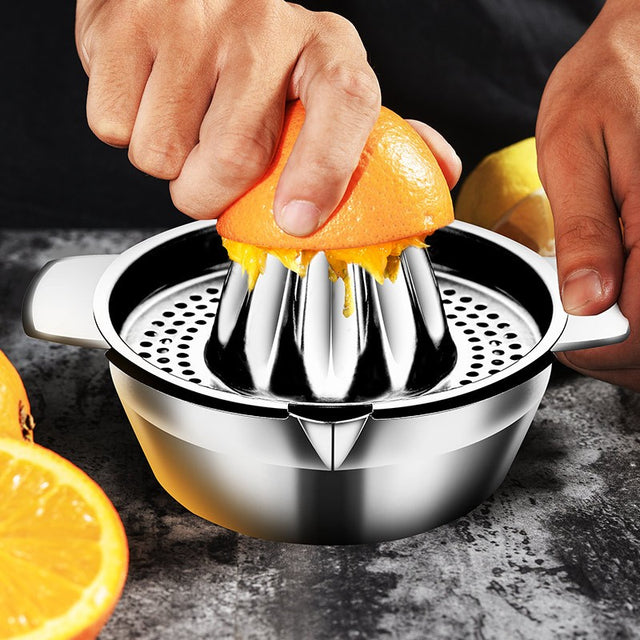 Storcator manual citrice inox argintiu | JuiceEase - vivimall.ro