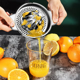 Storcator manual citrice inox argintiu | JuiceEase - vivimall.ro