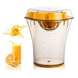 Storcator Manual Citricie Cu Recipient De 600 Ml, 15X8.5X13.5 Cm, Material Abs, Transparent - vivimall.ro