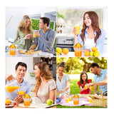 Storcator Manual Citricie Cu Recipient De 600 Ml, 15X8.5X13.5 Cm, Material Abs, Transparent - vivimall.ro