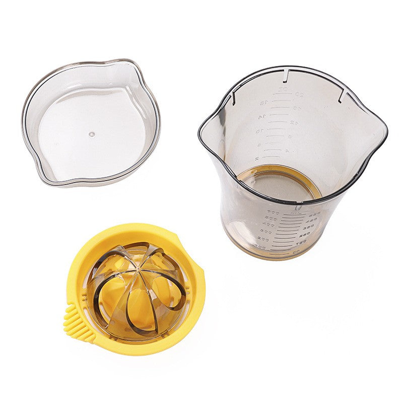 Storcator Manual Citricie Cu Recipient De 600 Ml, 15X8.5X13.5 Cm, Material Abs, Transparent - vivimall.ro