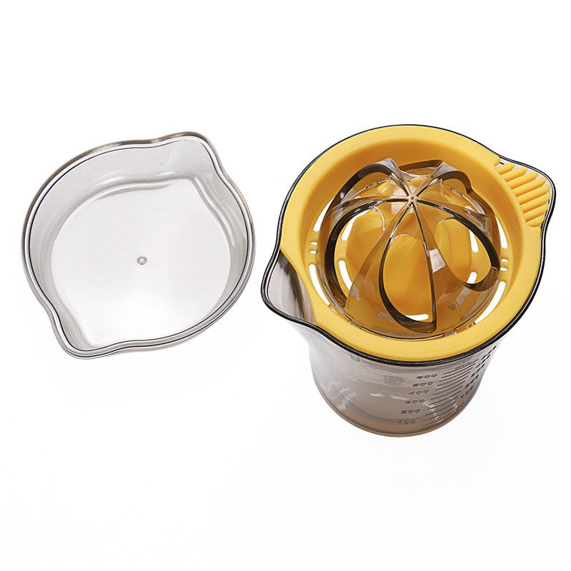 Storcator Manual Citricie Cu Recipient De 600 Ml, 15X8.5X13.5 Cm, Material Abs, Transparent - vivimall.ro