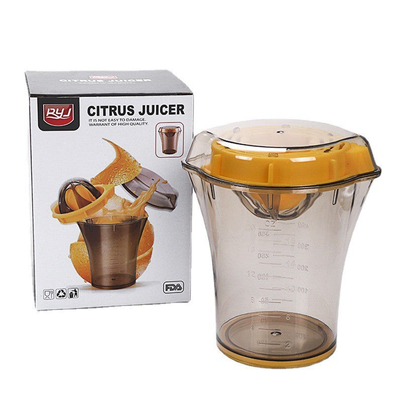 Storcator Manual Citricie Cu Recipient De 600 Ml, 15X8.5X13.5 Cm, Material Abs, Transparent - vivimall.ro