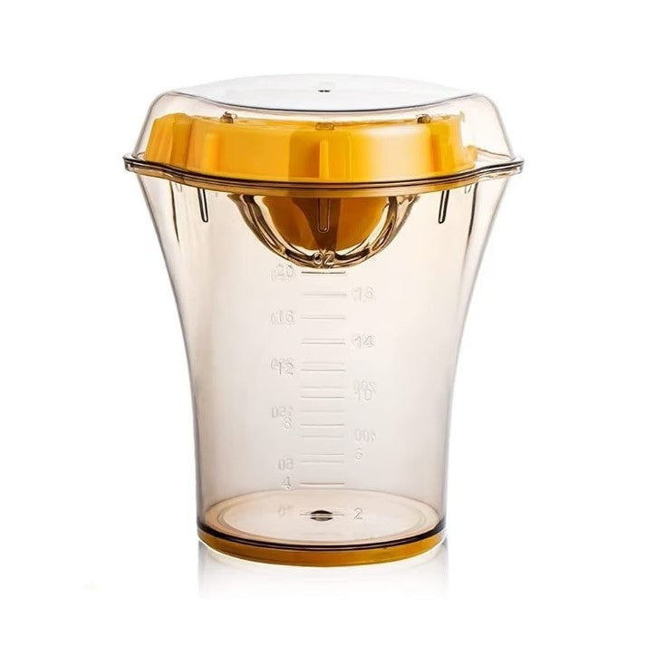 Storcator Manual Citricie Cu Recipient De 600 Ml, 15X8.5X13.5 Cm, Material Abs, Transparent - vivimall.ro