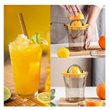 Storcator Manual Citricie Cu Recipient De 600 Ml, 15X8.5X13.5 Cm, Material Abs, Transparent - vivimall.ro
