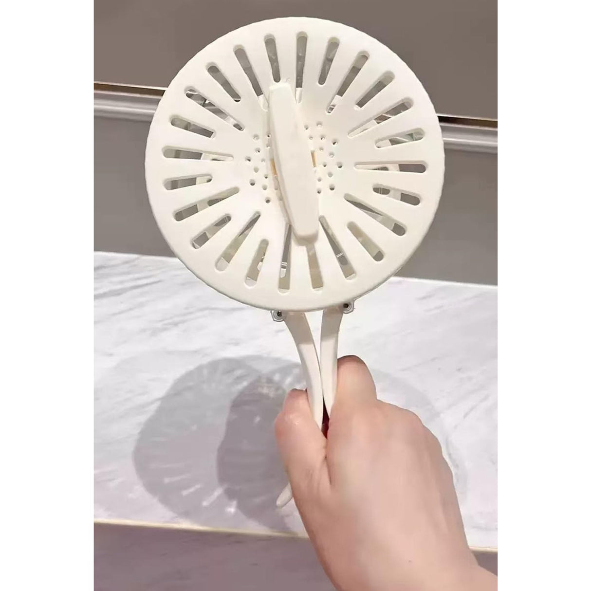 Strecurătoare, 2 În 1, Pentru Fructe Și Legume, Coș De Scurgere Și Cutie De Depozitare, 15,5 x 8,3 cm, Din PP, Cu Mâner Și Capac - vivimall.ro
