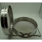 Strecuratoare Apicola, Vivimall, din Inox, Dubla, Filtrare Miere, 25 x 25 x 10 cm, Gri - vivimall.ro