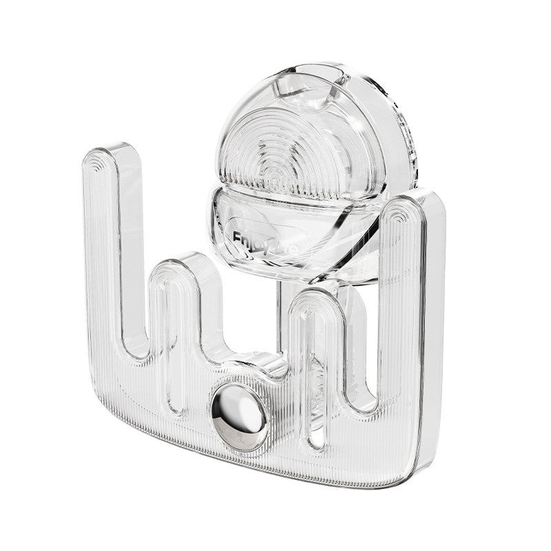 Suport pentru Incaltamintea de Casa, Vivimall, fara Perforare, Montare pe Perete, Prindere Adeziva, 11.6x11x4.8cm, Transparent - vivimall.ro