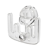 Suport pentru Incaltamintea de Casa, Vivimall, fara Perforare, Montare pe Perete, Prindere Adeziva, 11.6x11x4.8cm, Transparent - vivimall.ro