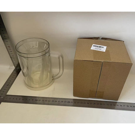 Cana Frigorifica cu Gheata, Vivimall, 14.2 x 10.4 x 14.7 cm, Plastic, 800 ml, Transparent - vivimall.ro